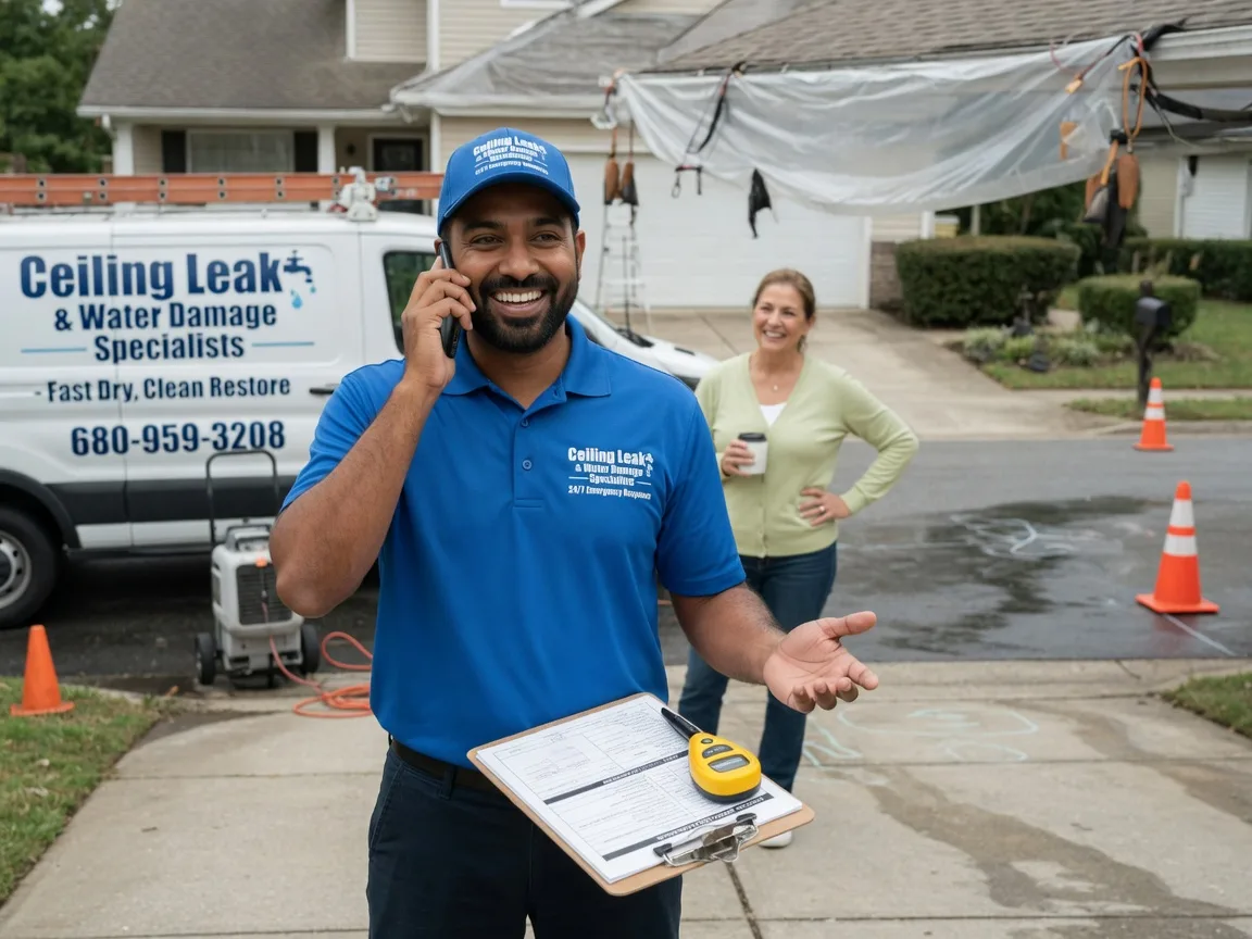 Ceiling Leak Cleanup Chariton, IA FAQs